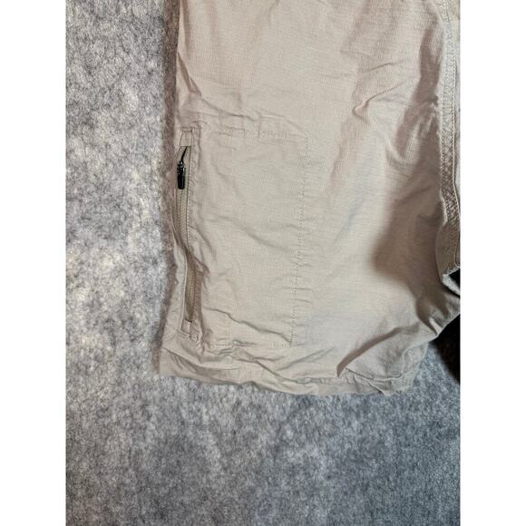 Vuori Mens Ripstop Tan Drawstring Zipper Pocket Casual Shorts 8" Inseam - Small - Picture 5 of 9